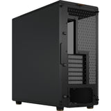 Fractal design north xl rc charcoal black tg dark midi tower behuizing (zwart houtkleur | 2x usb-a | 1x usb-c | tempered glass)