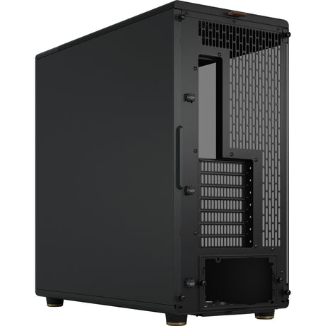 Fractal design north xl rc charcoal black tg dark midi tower behuizing (zwart houtkleur | 2x usb-a | 1x usb-c | tempered glass)