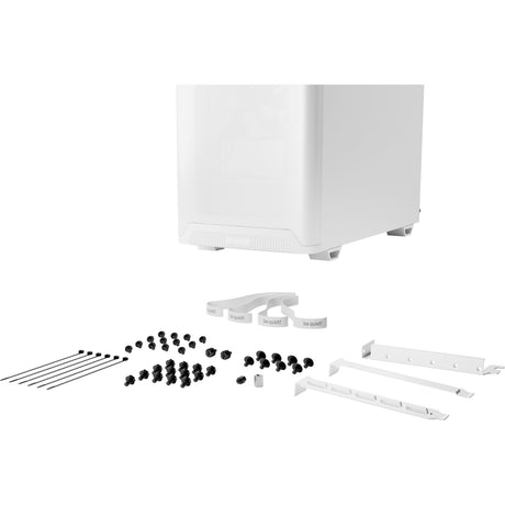 Be quiet! pure base 501 lx midi tower behuizing (wit | 2x usb-a | 1x usb-c | rgb | tempered glass)