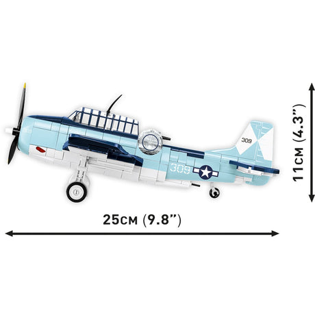 Cobi historical collection - grumman tbf avenger constructiespeelgoed (schaal 1:48)