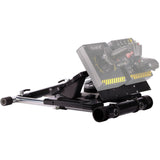 Wheel stand pro deluxe v2 thrustmaster hotas warth houder (zwart, voor thrustmaster hotas warthog, saitek x-55, x52, pro en x65)