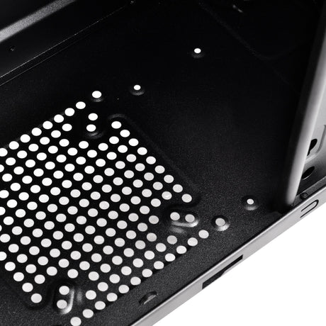 Silverstone sst-ps13b midi tower behuizing (zwart | 2x usb-a)