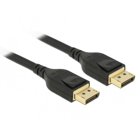 Delock displayport kabel (zwart, 3 meter, 8k)
