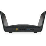 Netgear nighthawk tri-band ax8 8-stream ax6600 wifi 6 router (zwart)