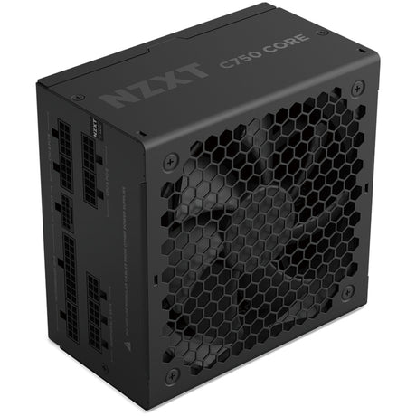 Nzxt c750 gold core modulaire 750 watt voeding (zwart, 1x 12v-2x6, 2x pcie)