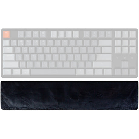 Keychron k8 c1 resin palm rest polssteun (zwart, tkl)