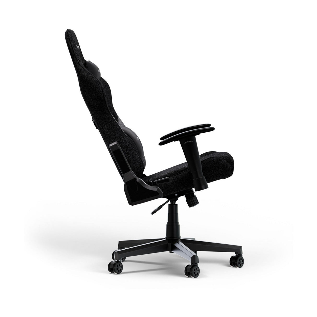 Dxracer prince l black grey fabric gamestoel (zwart)