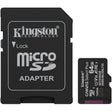 Kingston canvas select plus 64 gb microsdxc geheugenkaart (zwart, uhs-i u1, class 10, v10, incl. sd adapter)