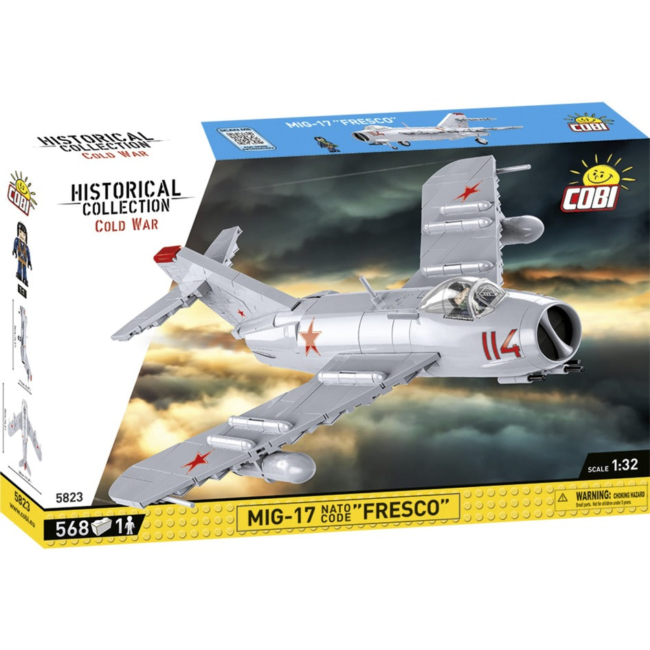 Cobi historical collection - mig-17 nato code fresco constructiespeelgoed (schaal 1:32)
