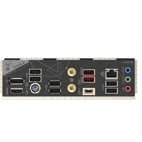 Gigabyte b650 eagle ax socket am5 moederbord (zwart grijs, raid, gb-lan, wi-fi 6e, bt, sound, atx)