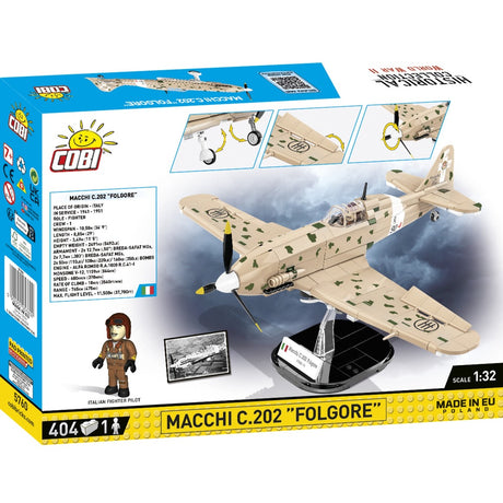 Cobi historical collection - macchi c.202 folgore constructiespeelgoed (schaal 1:32)