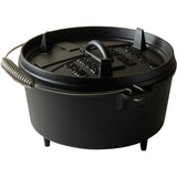 The windmill dutch oven 4,5 qt kookpan (zwart, ø 25.5 cm | 3.8 liter)