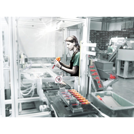 Wera 160 i 165 i 7 schroevendraaierset kraftform plus serie 100 (rood geel, 7-delig)