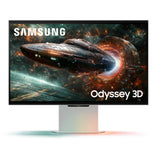 Samsung odyssey 3d g90xf 27 4k uhd gaming monitor (zilver, 2x hdmi, displayport, 2x usb-a, usb-b, 165 hz)