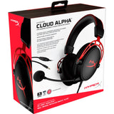 Hyperx cloud alpha pro over-ear gaming headset (zwart rood, pc, playstation 4, xbox one)