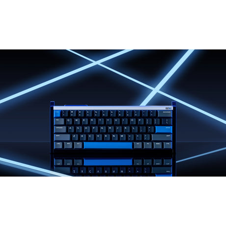 Iqunix ez60 magnetic switch gaming he keyboard (zwart, us lay-out (qwerty), gateron magnetic jade gaming, 60%, rgb, double shot pbt keycaps)
