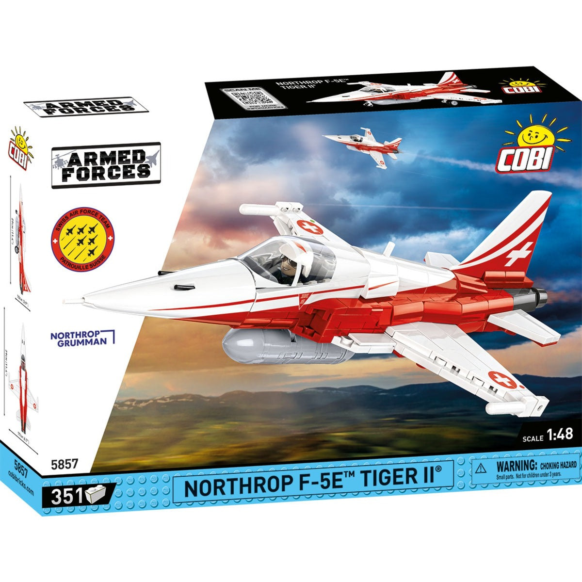 Cobi armed forces - northrop f-5e tiger ii constructiespeelgoed (schaal 1:48)