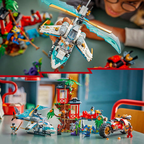 Lego ninjago 71857 ninjavoertuigen bij de boomhut