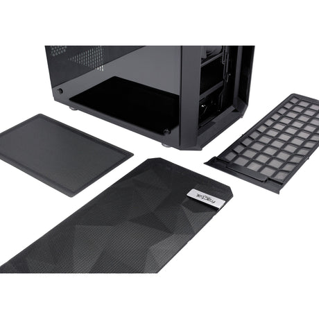 Fractal design meshify c midi tower behuizing (zwart | 2x usb-a | tempered glass)