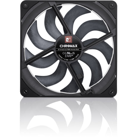 Noctua nf-a14x25 g2 pwm chromax.black case fan (zwart, 140 x 140 x 25 mm)