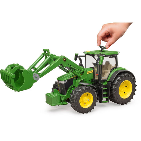 Bruder john deere 7r 350 met frontlader modelvoertuig (03151)