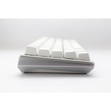 Ducky one 3 classic pure white mini rgb mechanisch toetsenbord (wit, us lay-out (qwerty), cherry mx red, 60%, rgb led, double-shot pbt, hot-swappable, quack mechanics)