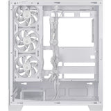 Asus a31 plus midi tower behuizing (wit | 2x usb-a | 2x usb-c | tempered glass)