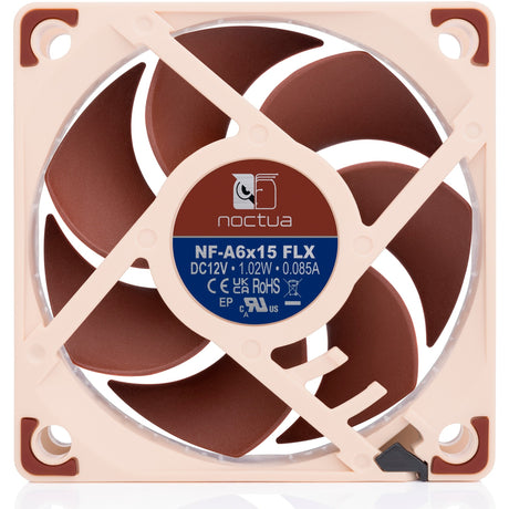 Noctua nf-a6x15 flx case fan (60 x 60 x 15 mm)