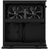 Fractal design ridge black mini tower behuizing (zwart | 2x usb-a | 1x usb-c)