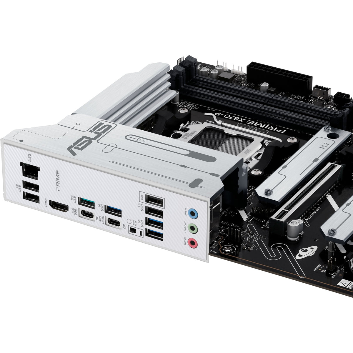 Asus prime x870-p socket am5 moederbord (2,5gb-lan, sound, atx)