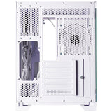 Chieftec visio midi tower behuizing (wit | 2x usb-a | 1x usb-c | rgb | tempered glass)