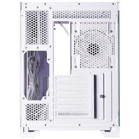 Chieftec visio midi tower behuizing (wit | 2x usb-a | 1x usb-c | rgb | tempered glass)