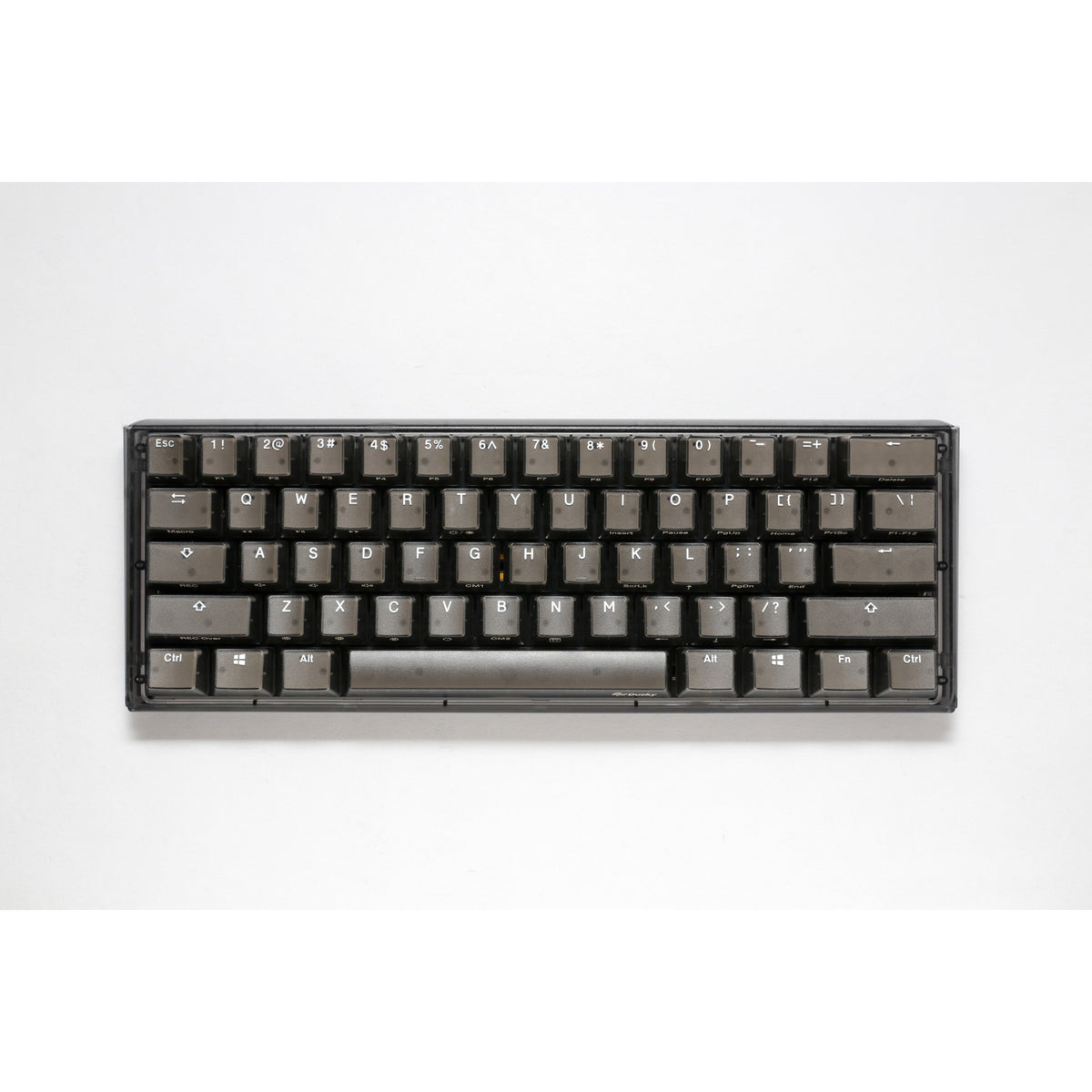 Ducky one 3 mini aura rgb mechanisch toetsenbord (zwart, us lay-out (qwerty), cherry mx brown, 60%, abs double shot, hot swap)