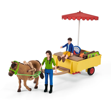 Schleich farm world - mobiele farmstand speelfiguur