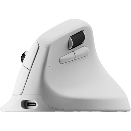 Keychron m5 wireless ergonomic mouse (wit, 100 tot 30.000 dpi, 8000hz, 2,4 ghz bluetooth usb)