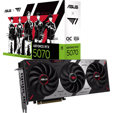 Asus t1 geforce rtx 5070 oc grafische kaart (3x displayport, 1x hdmi 2.1, dlss 4)