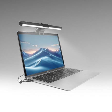 Act connectivity dimbare clip-on laptop led-lichtbalk led bar (zwart, usb-voeding, 3000k-6500k)