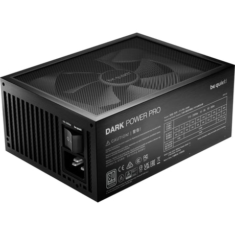 Be quiet! dark power pro 13 modulaire 1300 watt voeding (zwart, 2x 12vhpwr, 6x pcie)