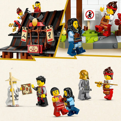 Lego ninjago - 15-jarig jubileum: smederij de vier wapens constructiespeelgoed (71858)