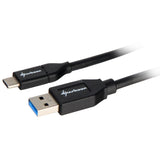 Sharkoon usb-a 3.2 > usb-c kabel (zwart, 0,5 meter )