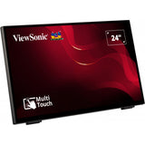 Viewsonic frameless touch monitor met 10-punts pcap 24 (zwart, hdmi, displayport, vga)