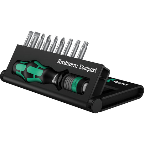 Wera kraftform kompakt 10 bitset (zwart groen, 10-delig)