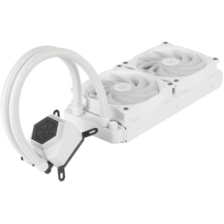 Silverstone sst-pf240w-argb-v2 waterkoeling (wit, incl. rgb controller)