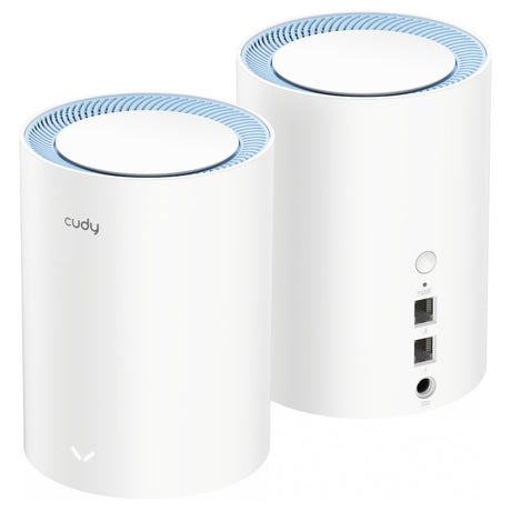 Cudy ac1200 mesh wi-fi system (2-pack) mesh router (wit)