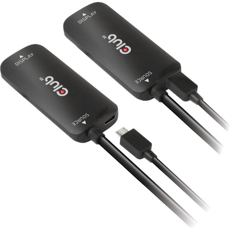 Club 3d hdmi + micro-usb naar usb-c adapter (zwart)