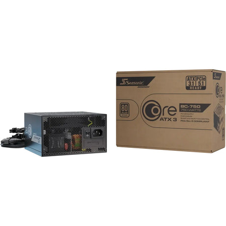 Seasonic core bc-750 atx 3.1 750 watt voeding (zwart, 1x 12v-2x6, 2x pcie)