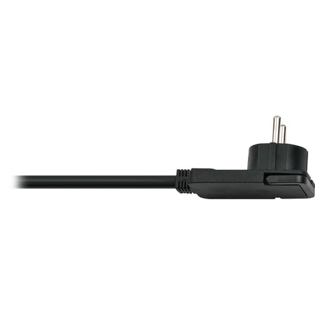 Brennenstuhl comfort-line plus, 6-voudige stekkerdoos stekkerdoos (zwart, met platte stekker, 2m h05vv-f 3g1.5)