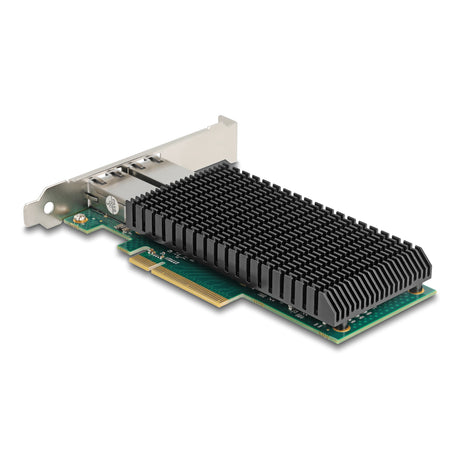 Delock pci express x8 network card 10 gigabit lan 2 x rj45 x540 netwerkadapter
