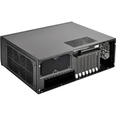 Silverstone sst-gd10b htpc behuizing (zwart | 2x usb-a)