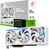 Asus rog astral geforce rtx 5090 oc white grafische kaart (wit, 3x displayport, 2x hdmi 2.1, dlss 4)